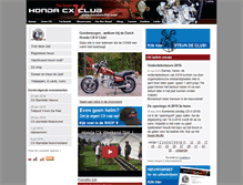 Tablet Screenshot of hondacx500.nl